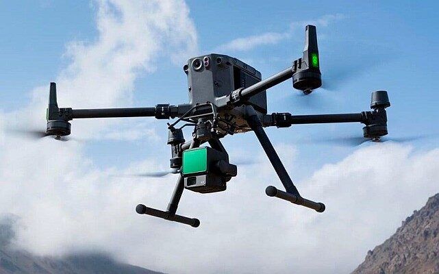 Drone com sensor LiDAR